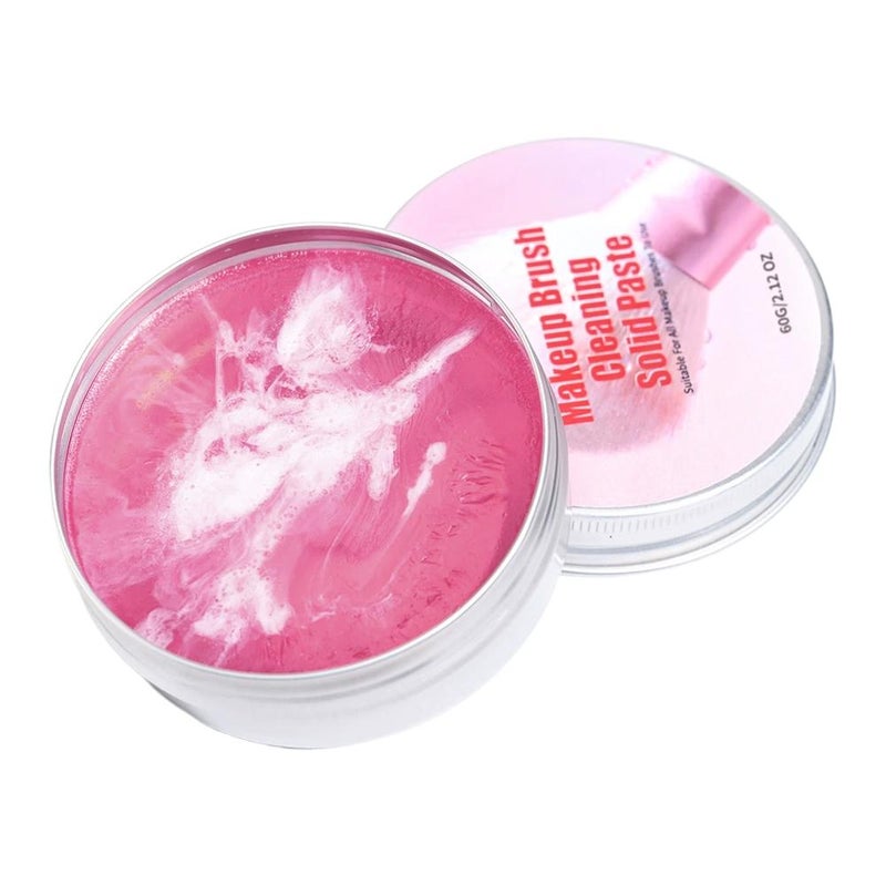Makeup brush cleaning soap, beauty tool cleaning soap, powder puff cleaning tool, brush cleaning soap